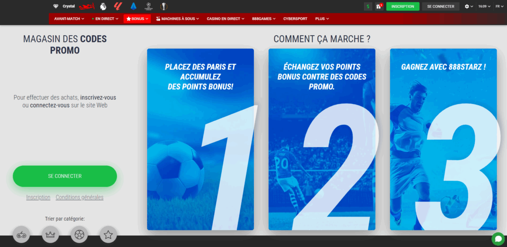 Utilisation du code promo 888Starz en 2025